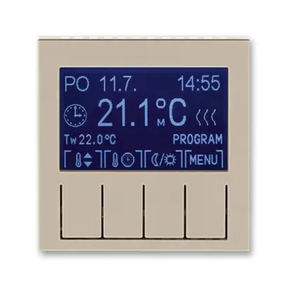 termostat programovatelný LEVIT 3292H-A10301 18 macchiato/bílá